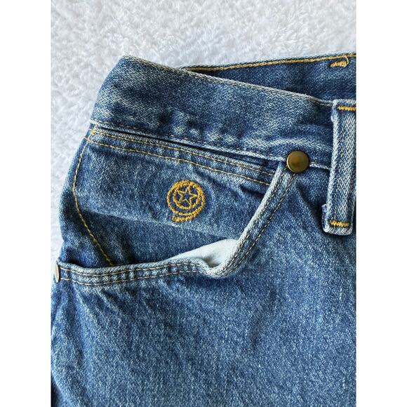 Wrangler George Straight Men Jeans Size 36x32 Cowboy Cut Rugged Cotton Denim - Picture 5 of 12